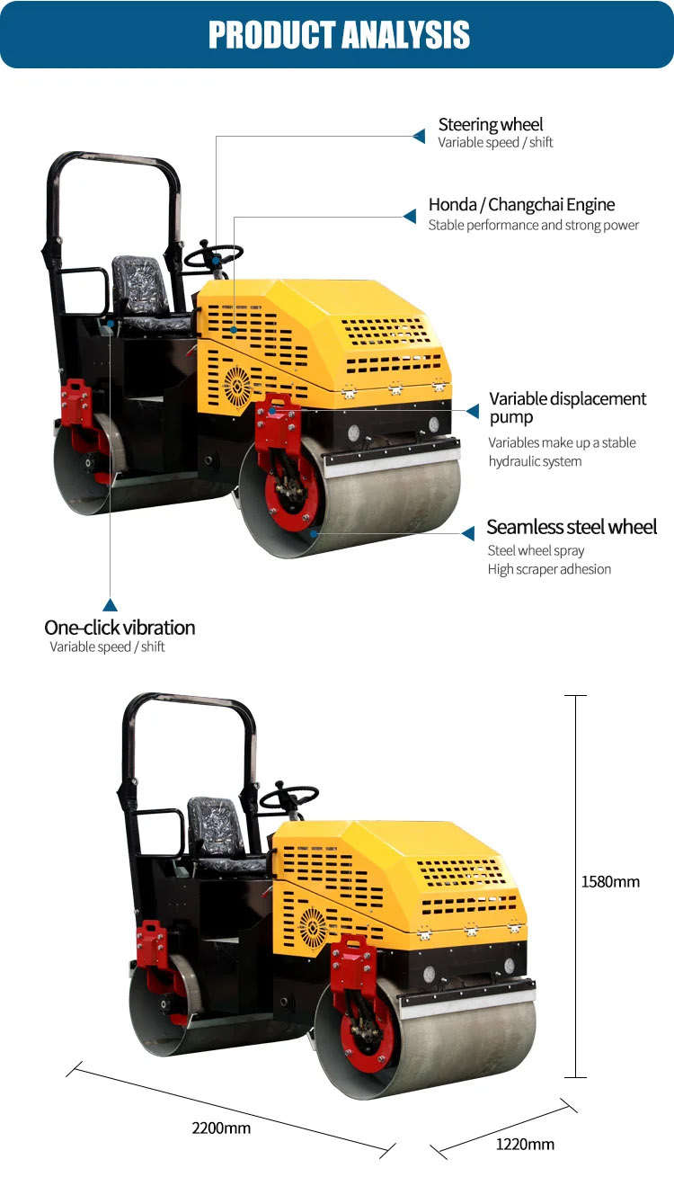 Ride-on Road Roller
